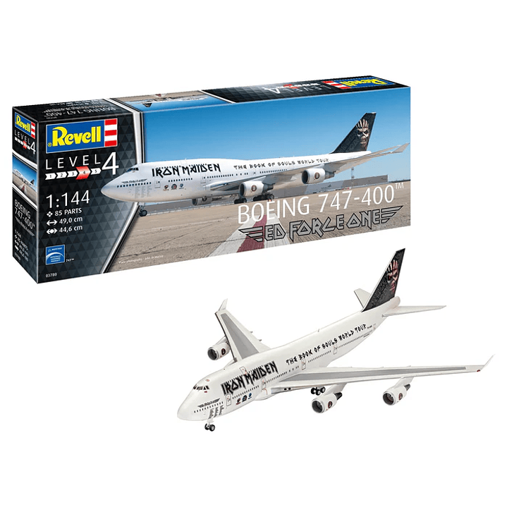 Para armar Boeing 747-400 Iron Maiden Ed force one 1 /144 1
