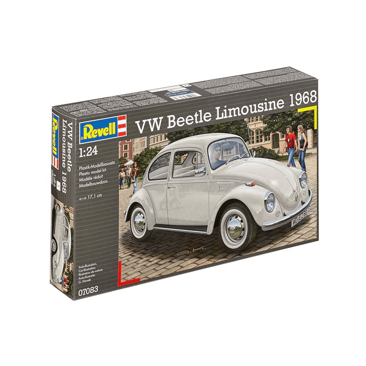 Vehículo para Armar Vw Beetle Limousine 1968 9
