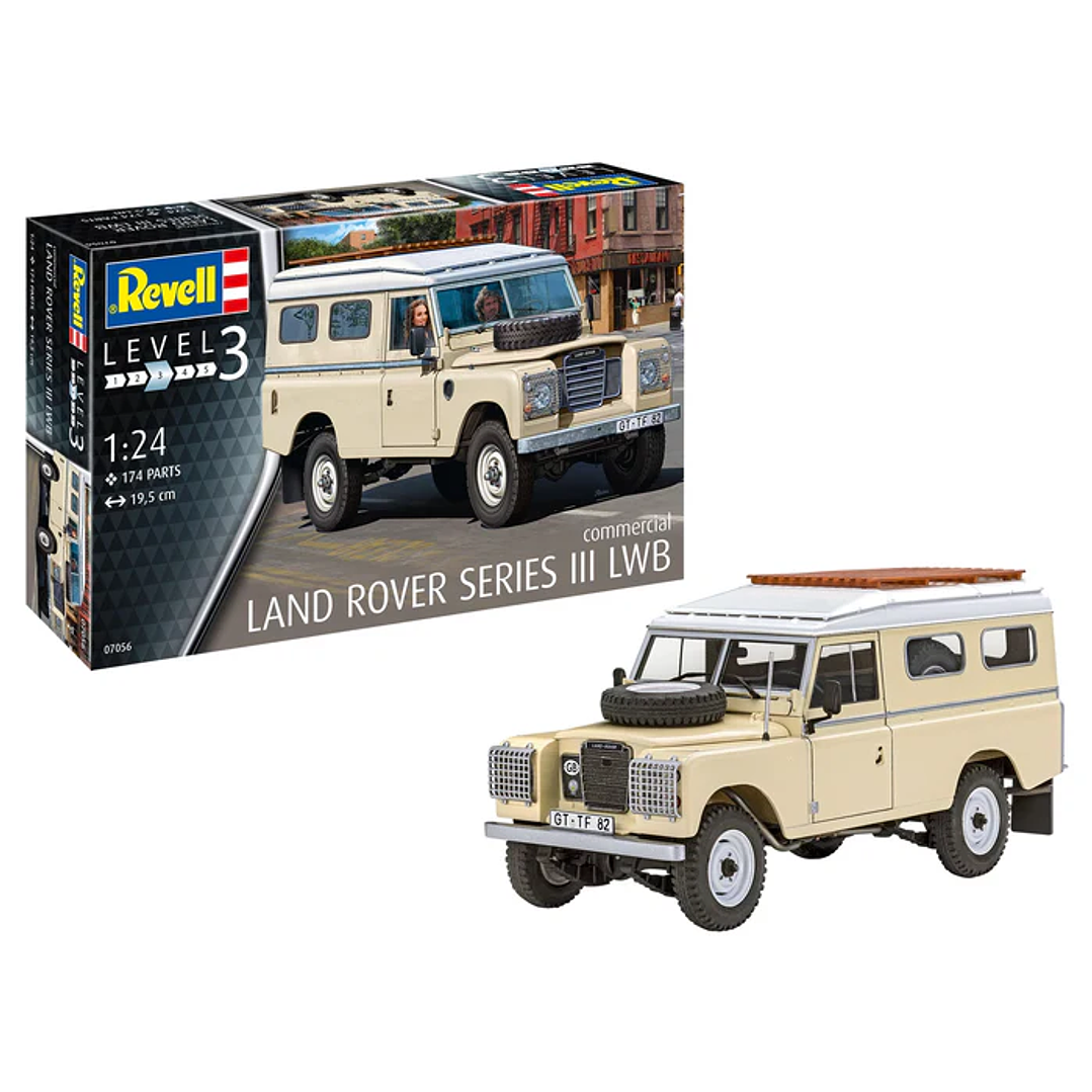 Vehículo para Armar Land Rover Series Iii Lwb( Commercial )1/24 1