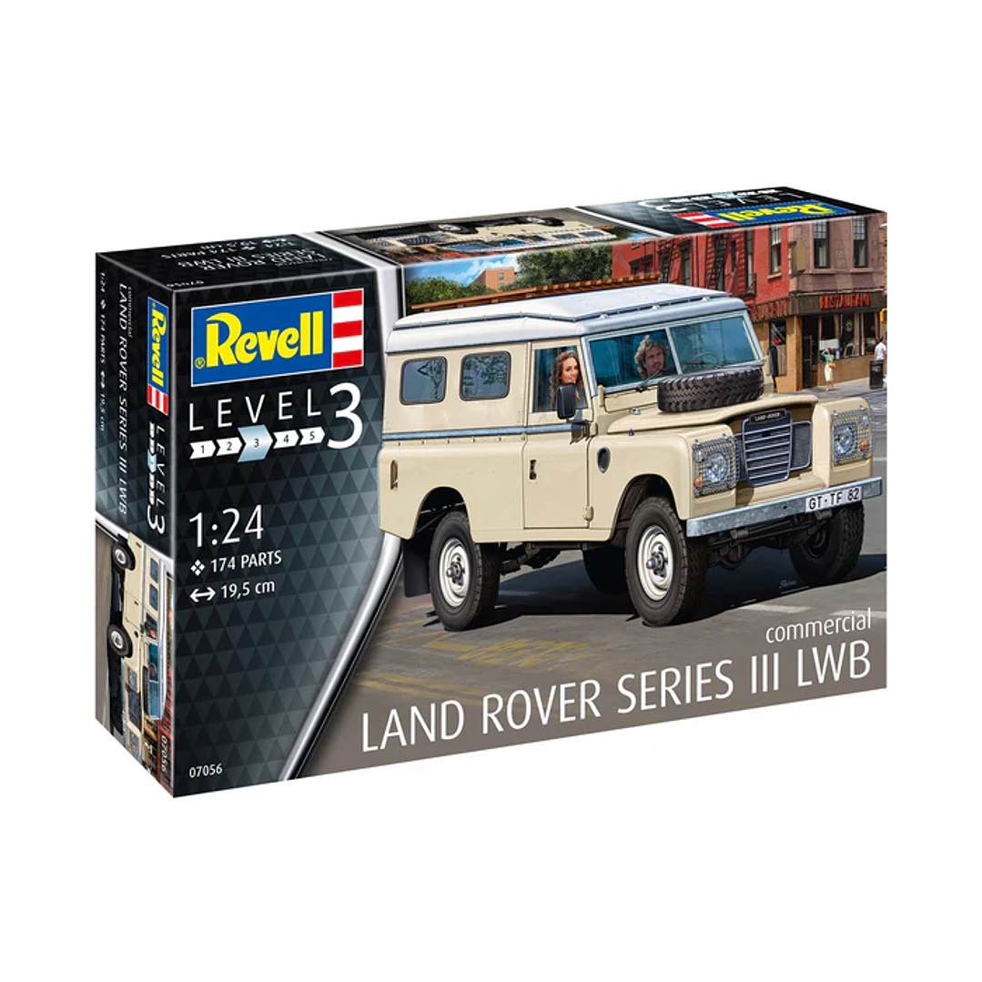 Vehículo para Armar Land Rover Series Iii Lwb( Commercial )1/24 10