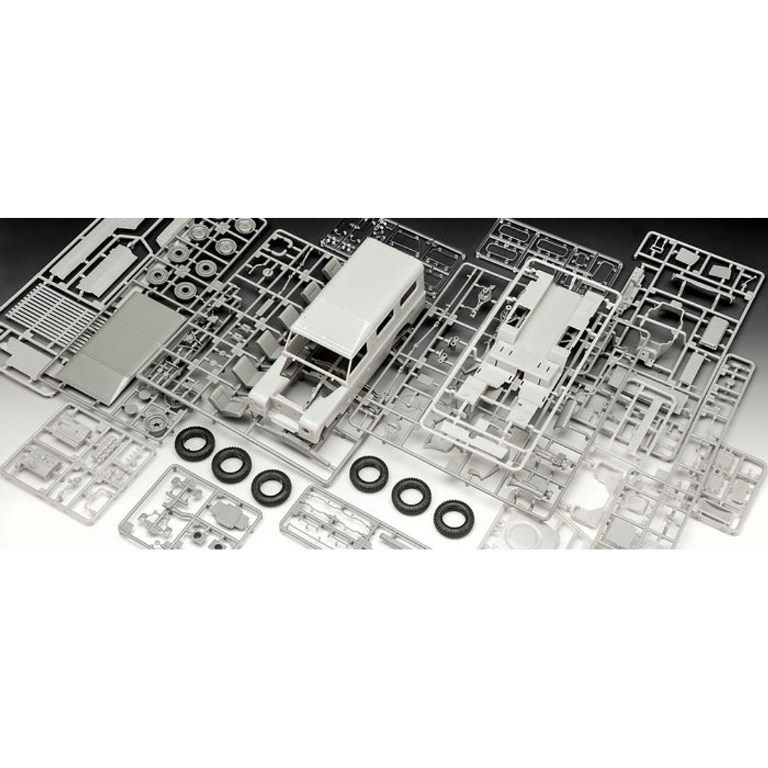 Vehículo para Armar Land Rover Series Iii Lwb( Commercial )1/24 7