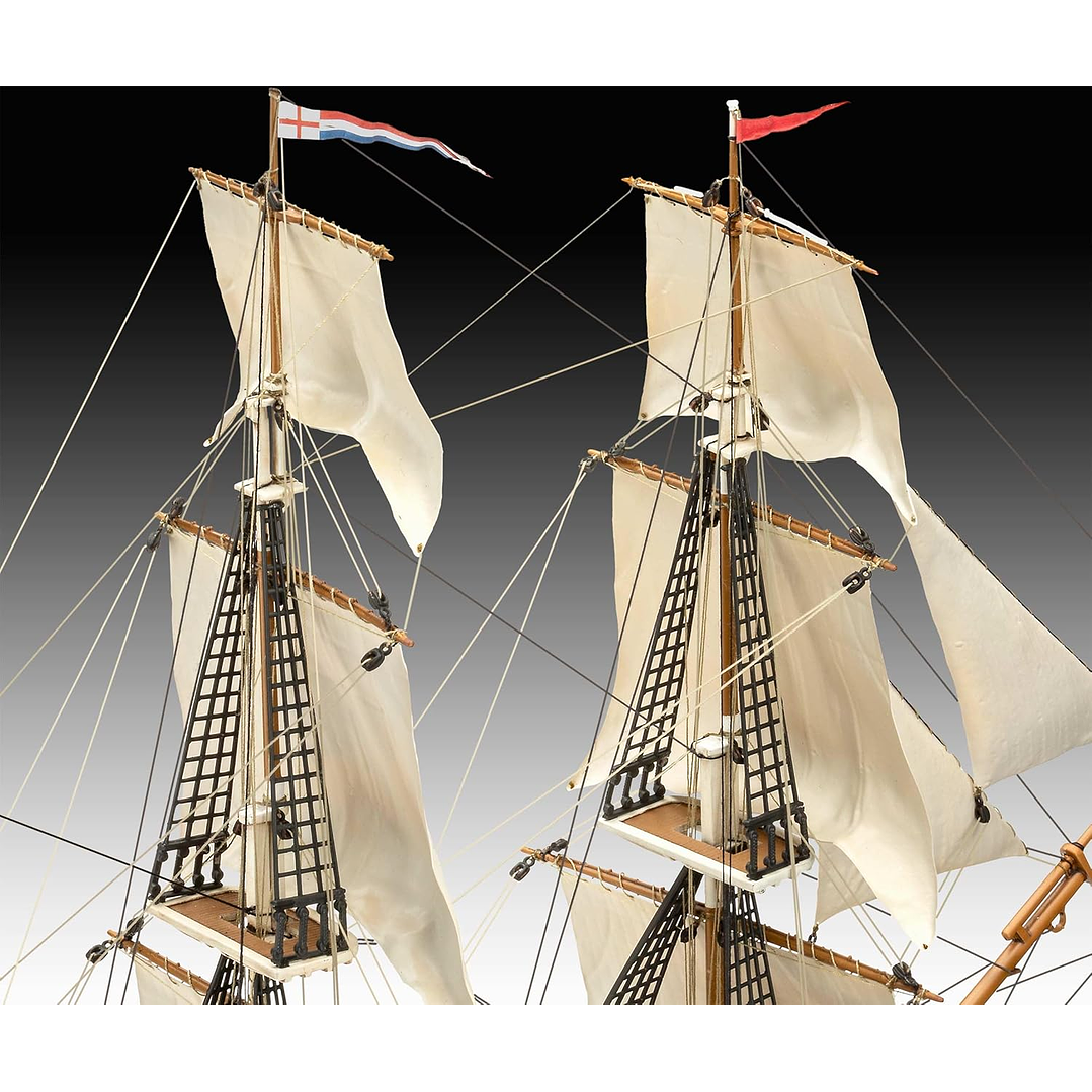 Barco para Armar Darwins Historical Discovery  barque H.M.S. Beagle 1/96 3