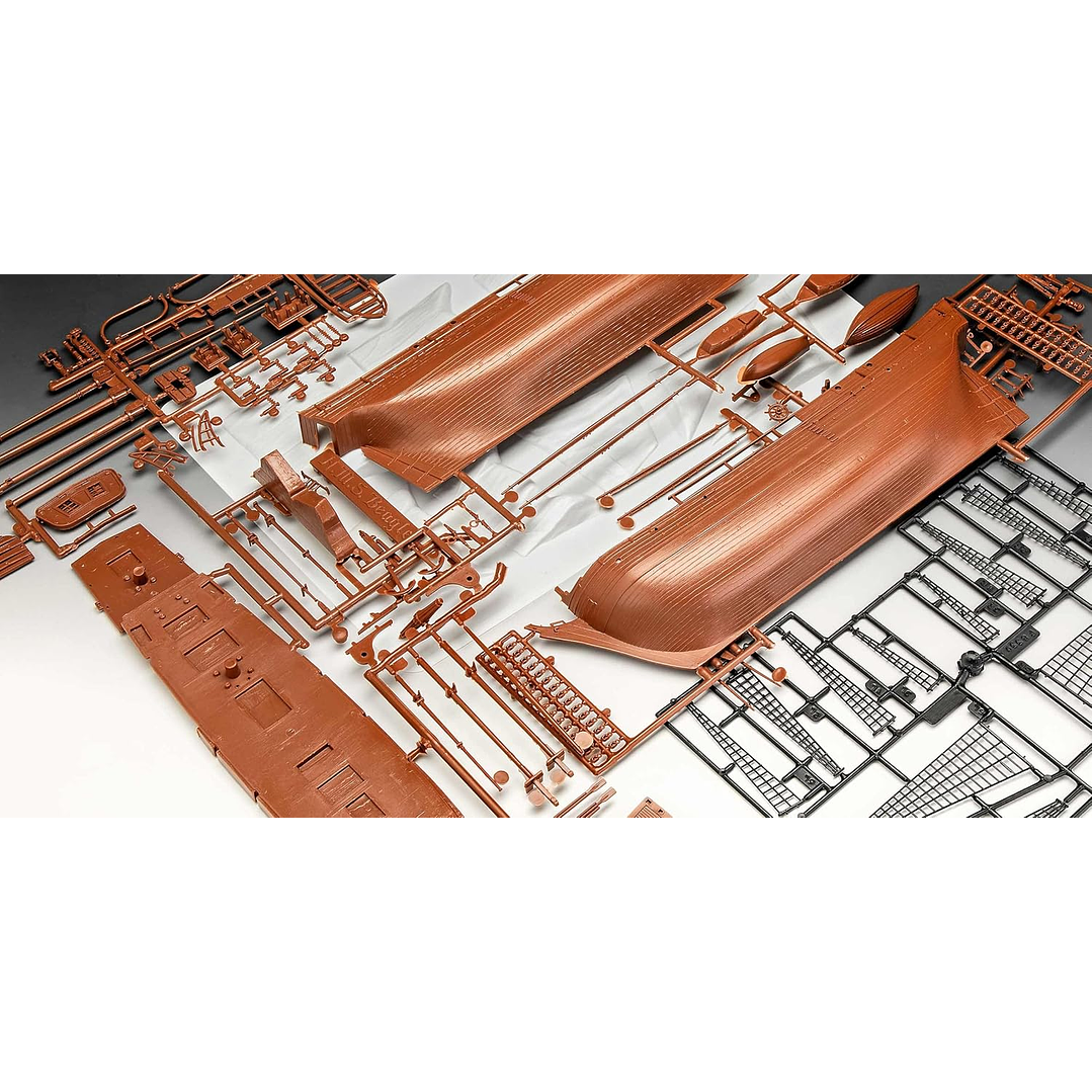 Barco para Armar Darwins Historical Discovery  barque H.M.S. Beagle 1/96 5