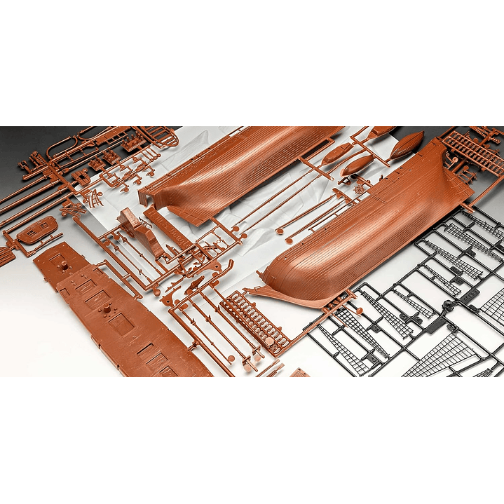 Barco para Armar Darwins Historical Discovery  barque H.M.S. Beagle 1/96 5