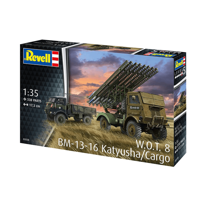 Para armar W.O.T. 8 Bm-13-16 Katyusha/Cargo 1/35 10