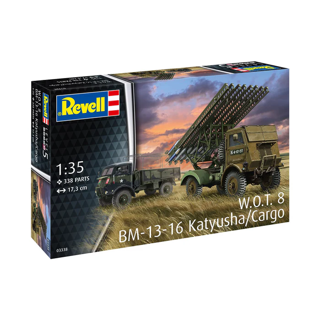 Para armar W.O.T. 8 Bm-13-16 Katyusha/Cargo 1/35 12
