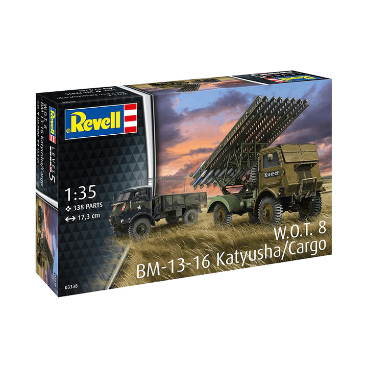Para armar W.O.T. 8 Bm-13-16 Katyusha/Cargo 1/35 12