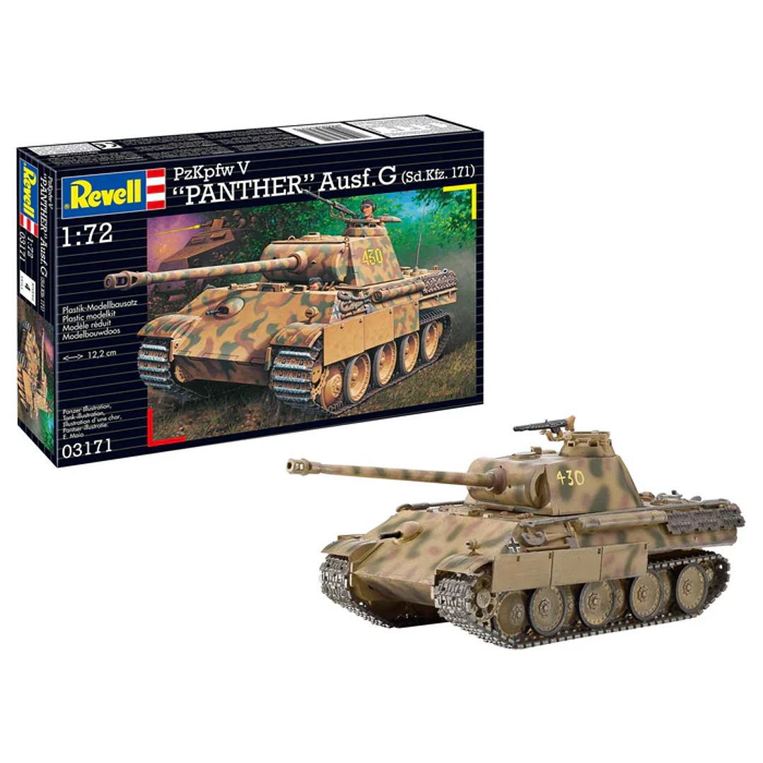 Para armar Pzkpfw V Panther Ausf.G 1/72 1