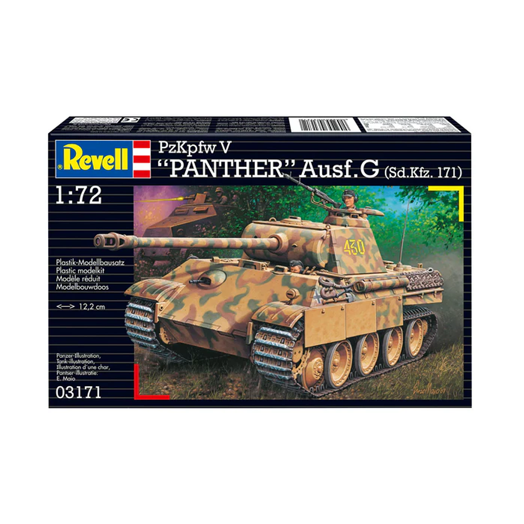 Para armar Pzkpfw V Panther Ausf.G 1/72 4