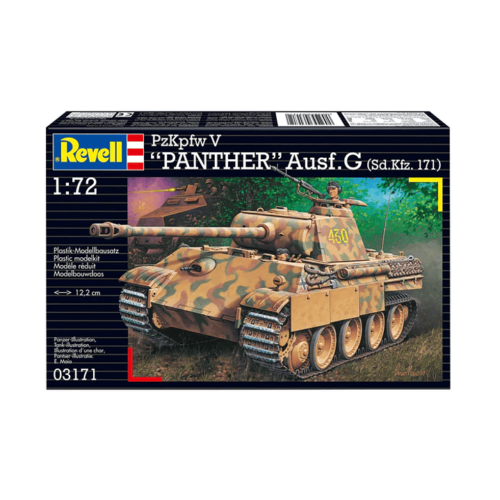 Para armar Pzkpfw V Panther Ausf.G 1/72 4