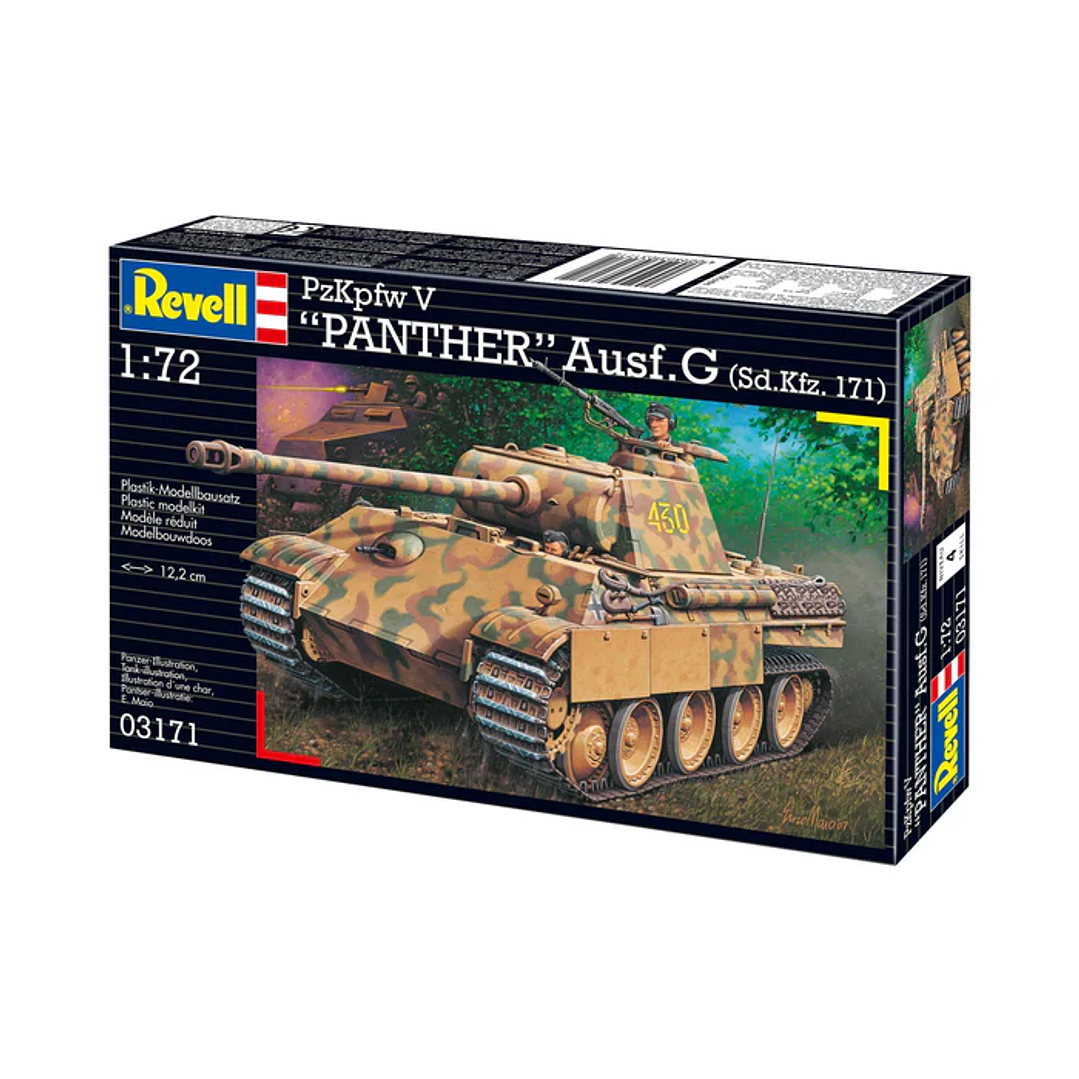 Para armar Pzkpfw V Panther Ausf.G 1/72 5
