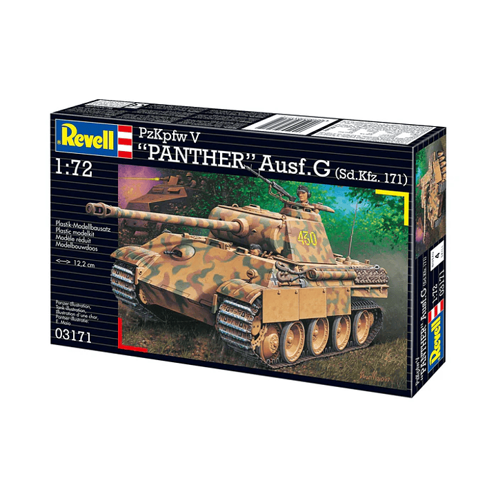 Para armar Pzkpfw V Panther Ausf.G 1/72 5