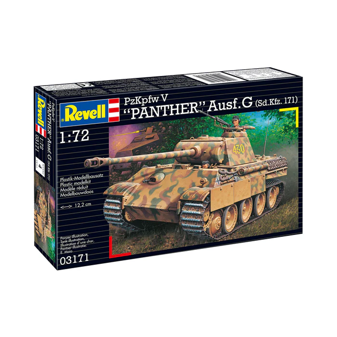 Para armar Pzkpfw V Panther Ausf.G 1/72 6