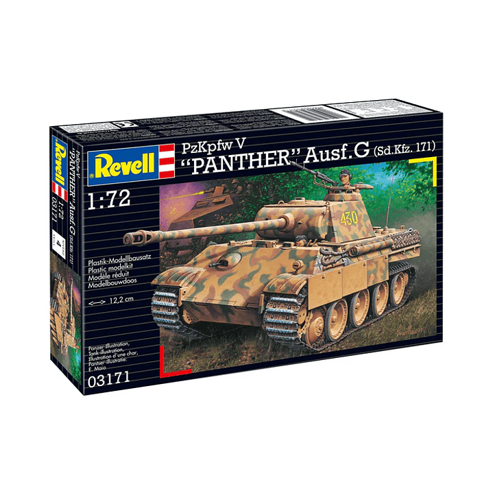 Para armar Pzkpfw V Panther Ausf.G 1/72 6