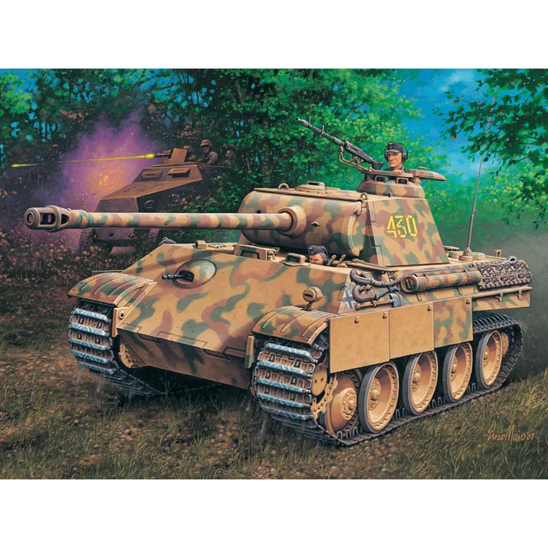 Para armar Pzkpfw V Panther Ausf.G 1/72 7