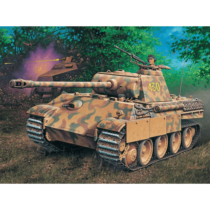 Para armar Pzkpfw V Panther Ausf.G 1/72 7