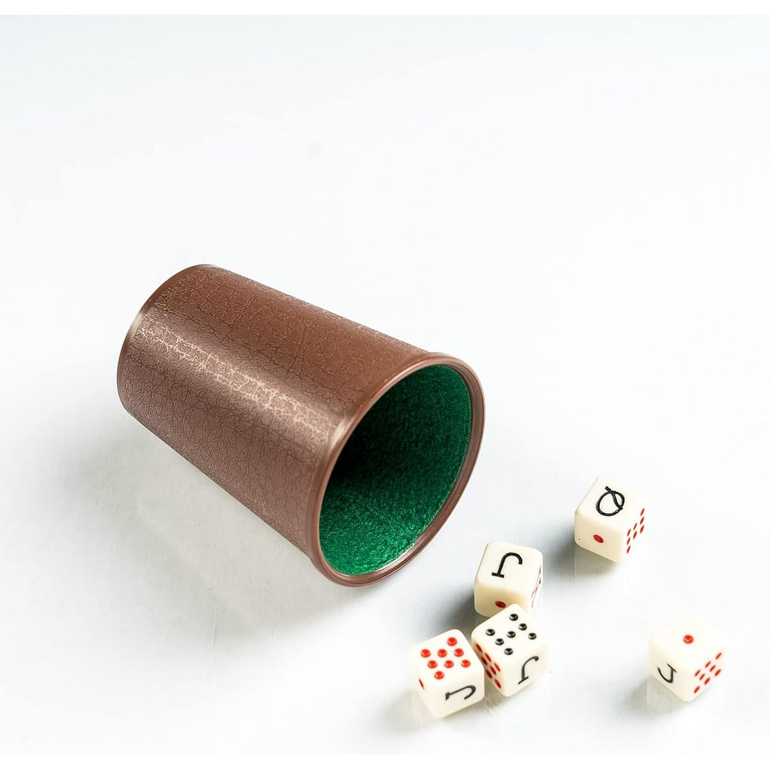  Juego Fournier  Cubilete Dados Poker  3