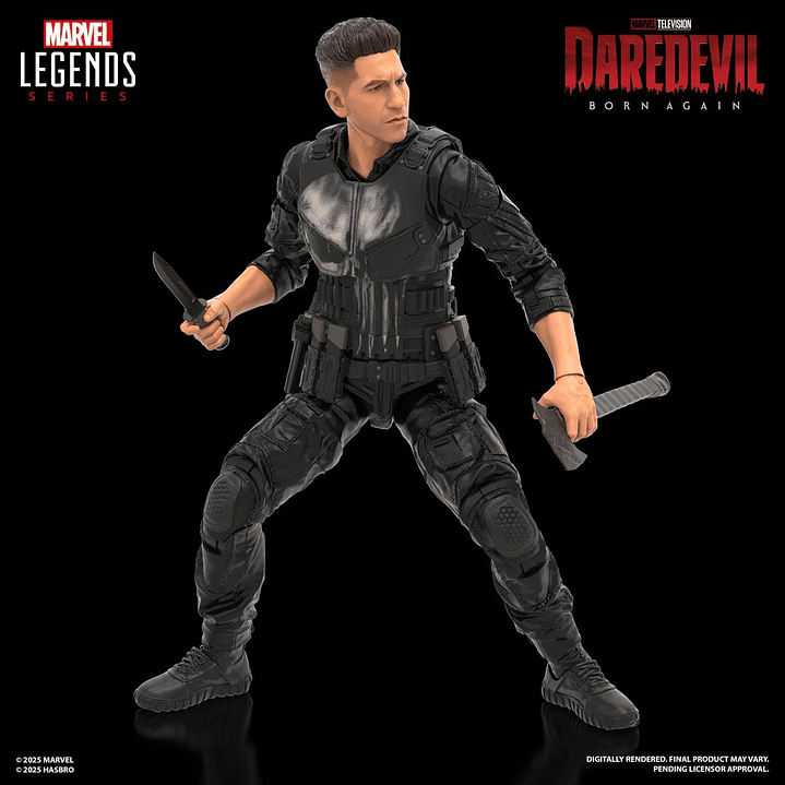 Figura Colección  Daredevil: Born Again Series Punish 2