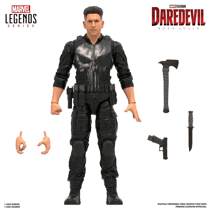 Figura Colección  Daredevil: Born Again Series Punish 3