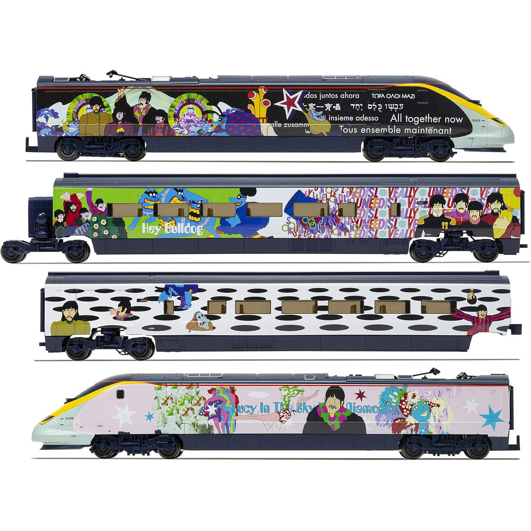 Tren Eléctrico Eurostar Yellow Submarine Train Set 6