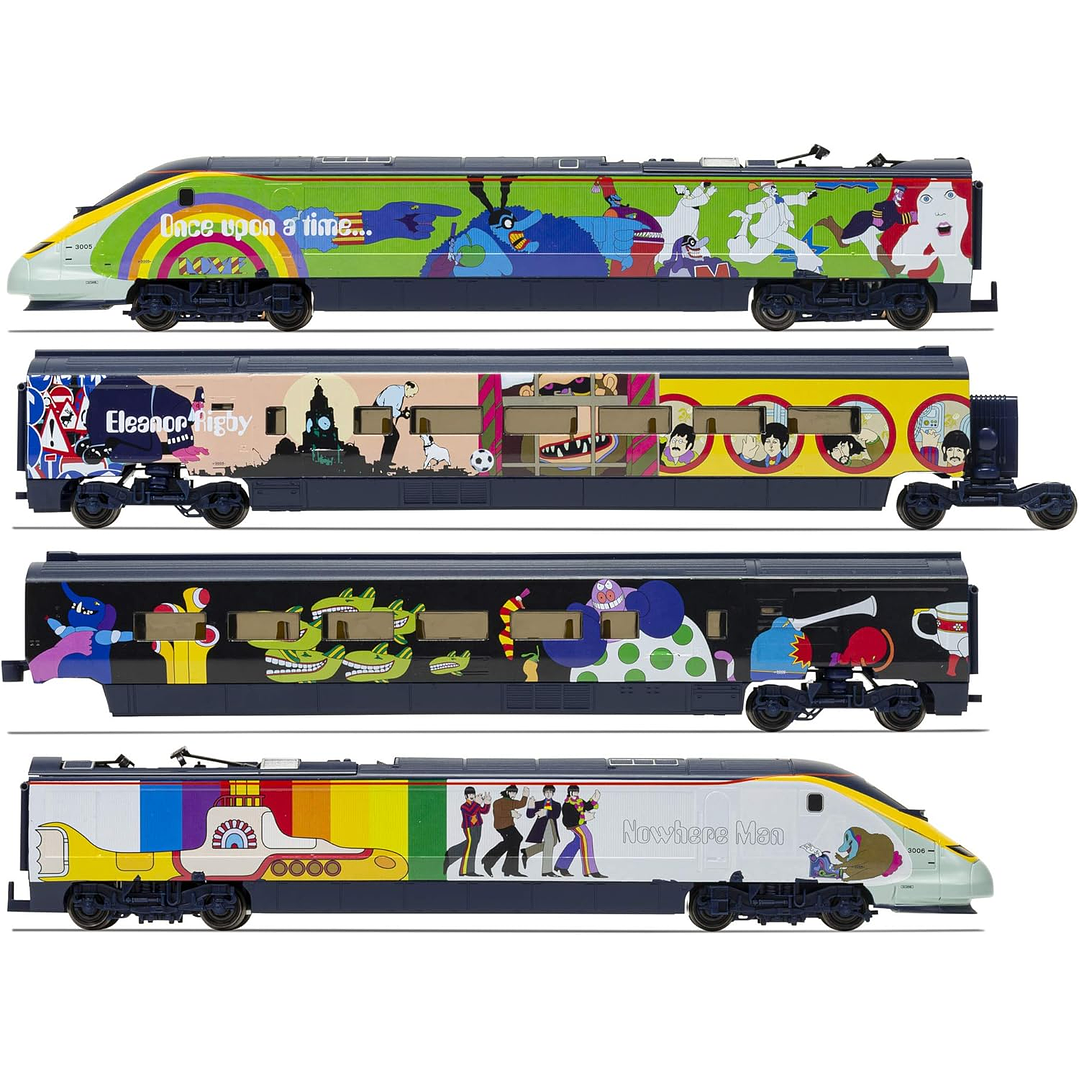 Tren Eléctrico Eurostar Yellow Submarine Train Set 7