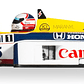 Scalextric C4508 Williams FW11B - Gran Premio de Gran Bretaña de 1987 - Coche tragamonedas Nigel Mansell - Miniatura 2