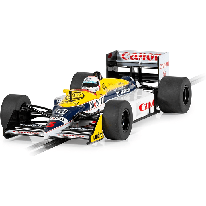  Scalextric C4508 Williams FW11B - Gran Premio de Gran Bretaña de 1987 - Coche tragamonedas Nigel Mansell 1