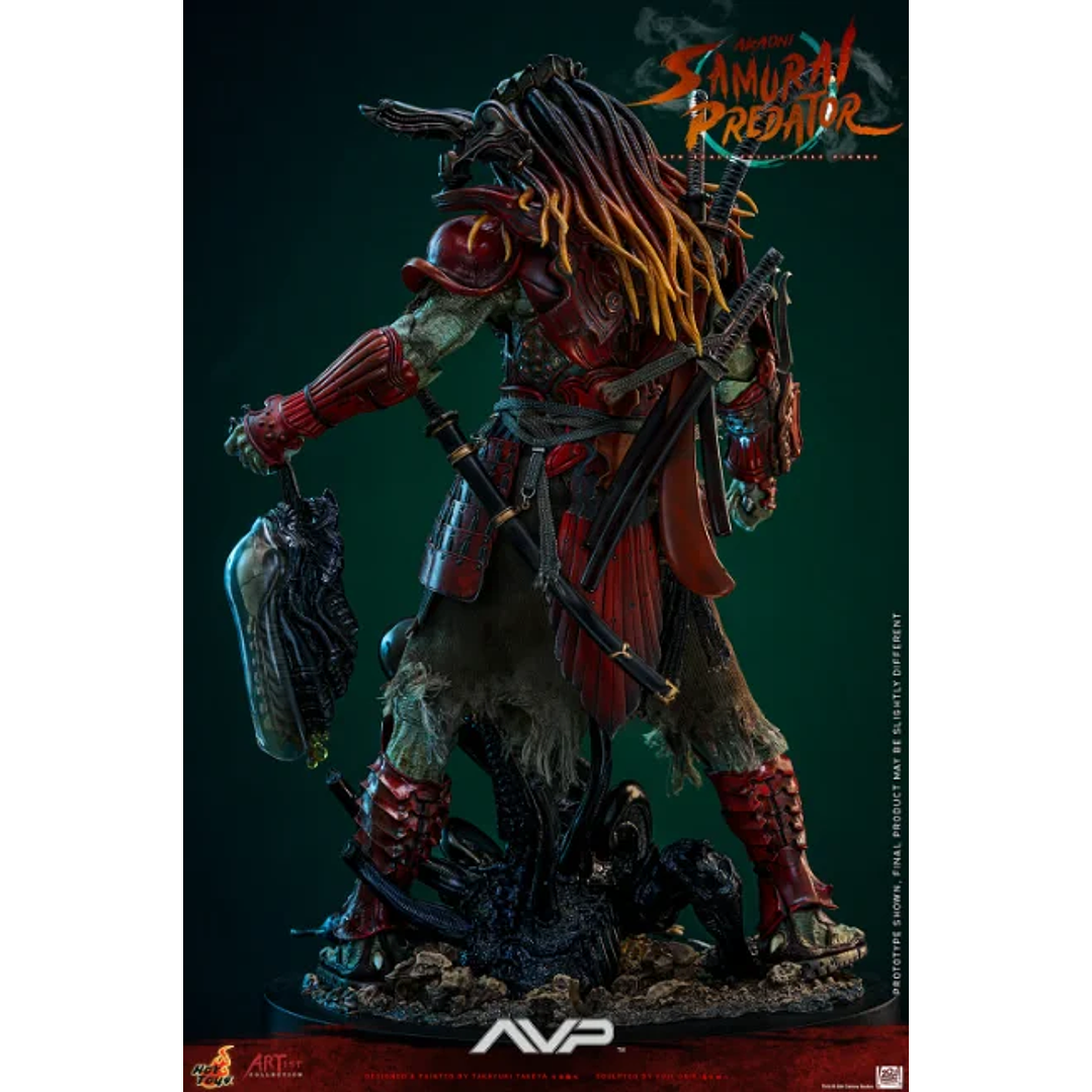 Figura Colección  Akaoni Samurai Predator 1/6 5