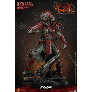 Figura Colección  Akaoni Samurai Predator Special 1/6