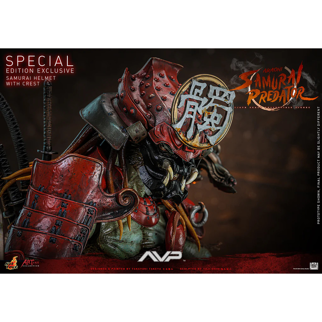 Figura Colección  Akaoni Samurai Predator Special 1/6 3