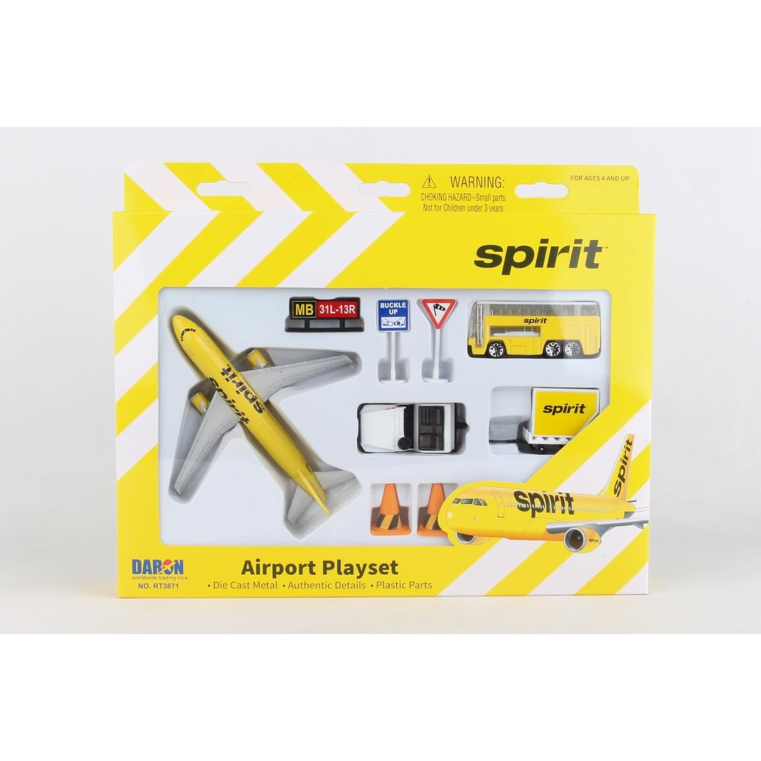 Avión Colección  Spirit Airlines Playset 1/500 4