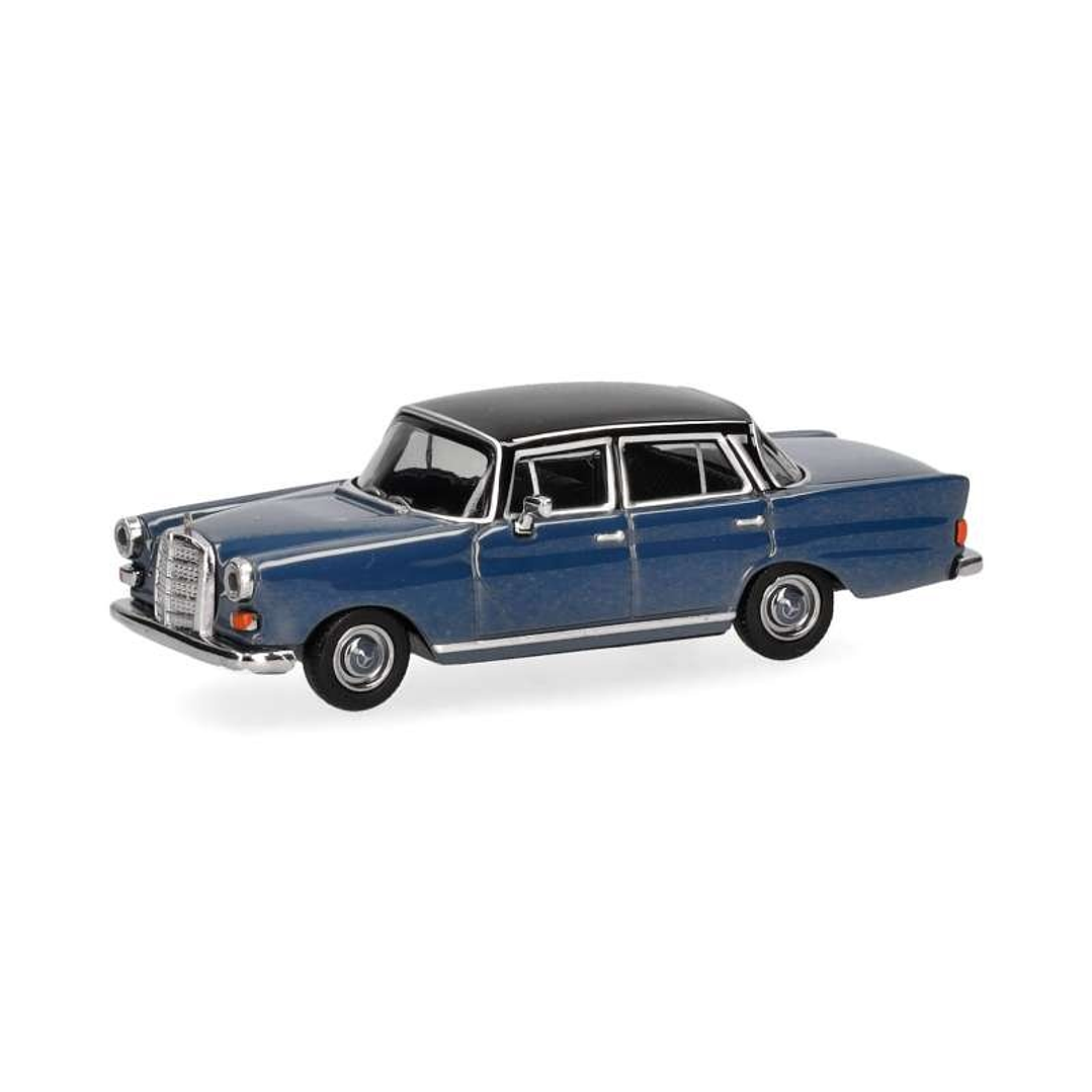 Carro Colección  Mb 200 W110 Azul/Negro 1/87 1