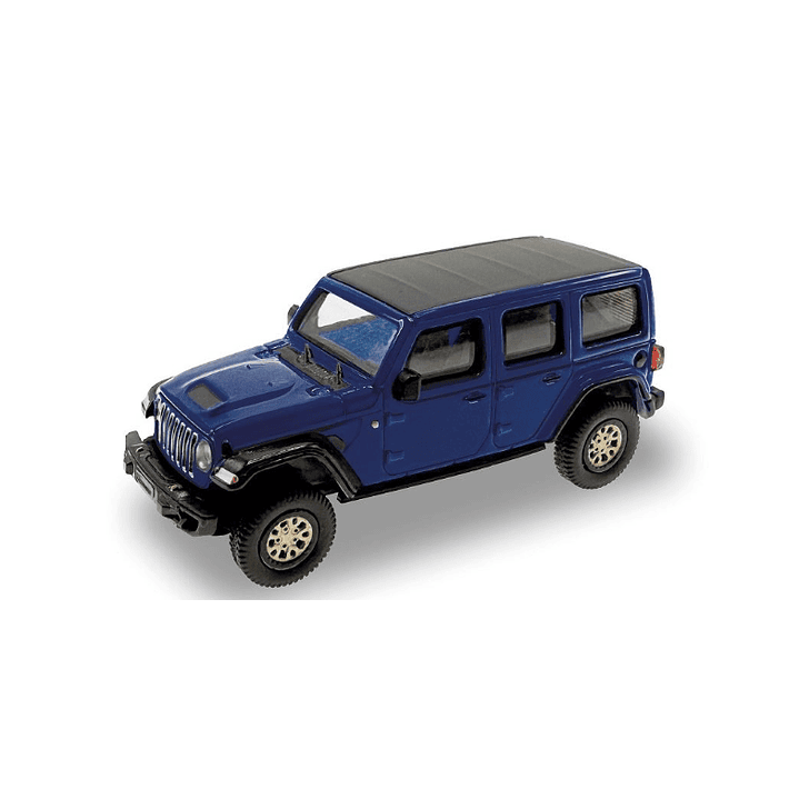 Carro Colección  Jeep Wrangler Azul 1/87 1
