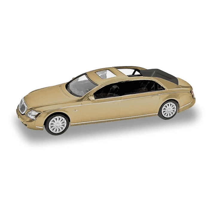 Carro Colección  Maybach 62S Dorado 1/87 1
