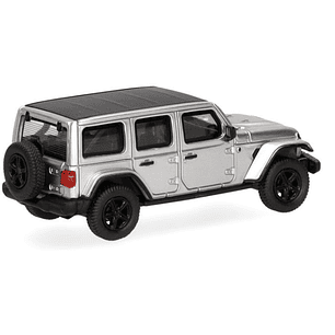 Carro Colección  Jeep Wrangler Plateado 1/87