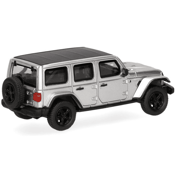 Carro Colección  Jeep Wrangler Plateado 1/87 1
