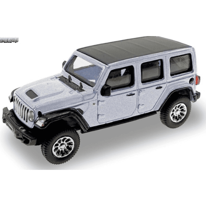 Carro Colección  Jeep Wrangler Plateado 1/87 2