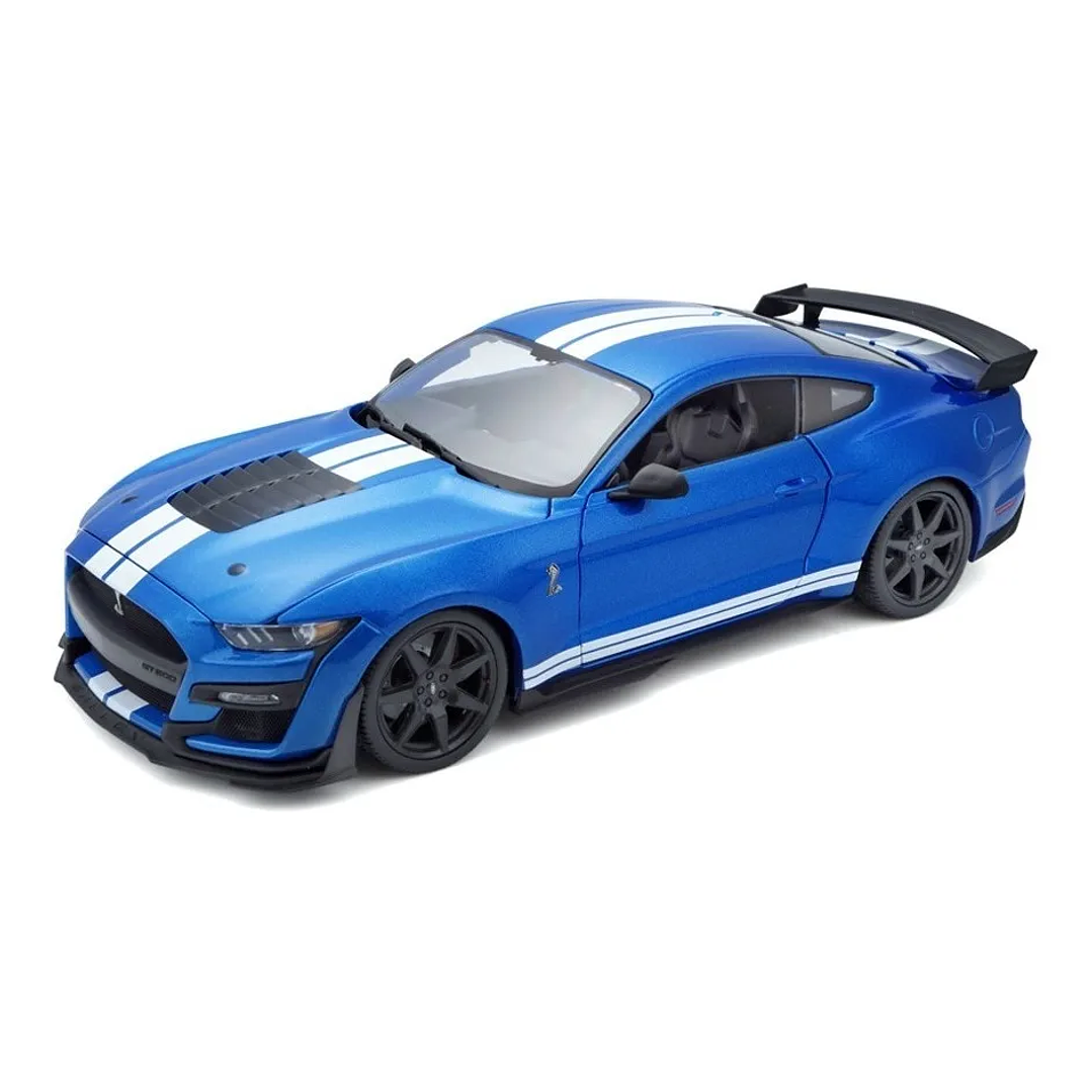 Carro Colección  2020 Mustang Shelby Gt500 Azul1/18 2