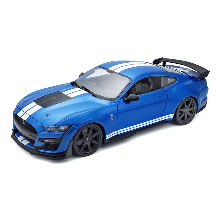 Carro Colección  2020 Mustang Shelby Gt500 Azul1/18 2