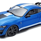 Carro Colección  2020 Mustang Shelby Gt500 Azul1/18 - Miniatura 2