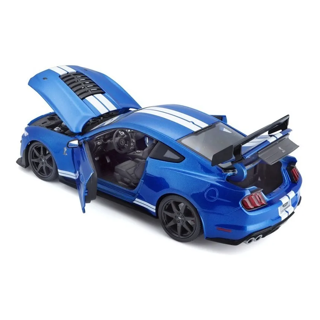 Carro Colección  2020 Mustang Shelby Gt500 Azul1/18 3