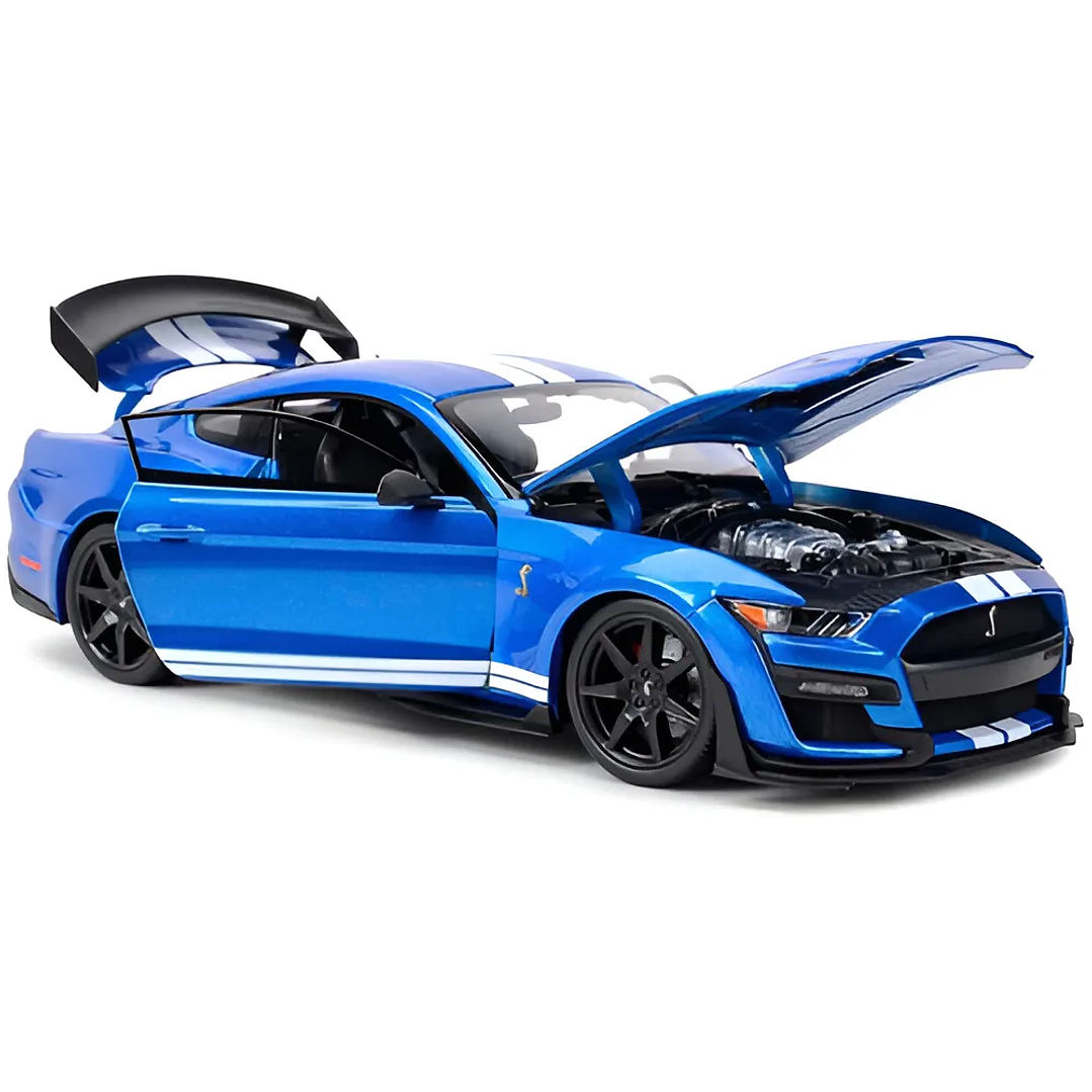Carro Colección  2020 Mustang Shelby Gt500 Azul1/18 4