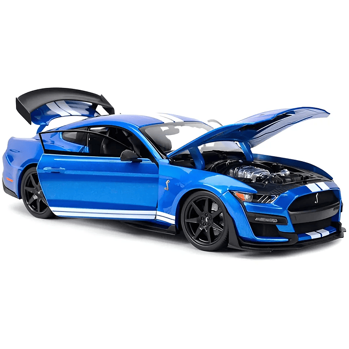 Carro Colección  2020 Mustang Shelby Gt500 Azul1/18 4