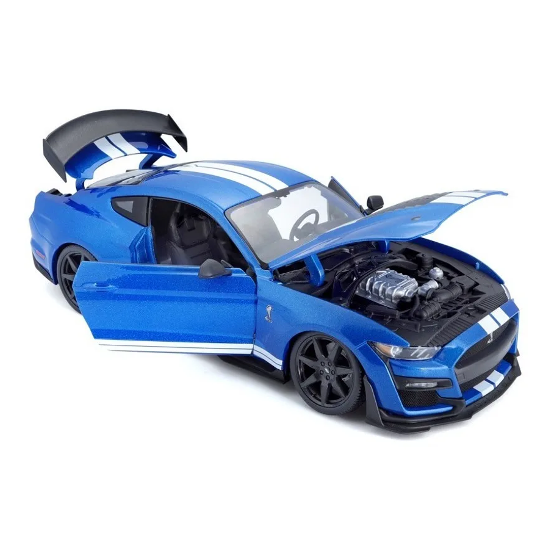 Carro Colección  2020 Mustang Shelby Gt500 Azul1/18 8