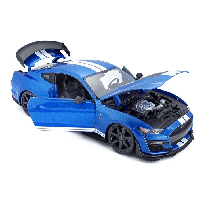 Carro Colección  2020 Mustang Shelby Gt500 Azul1/18 8