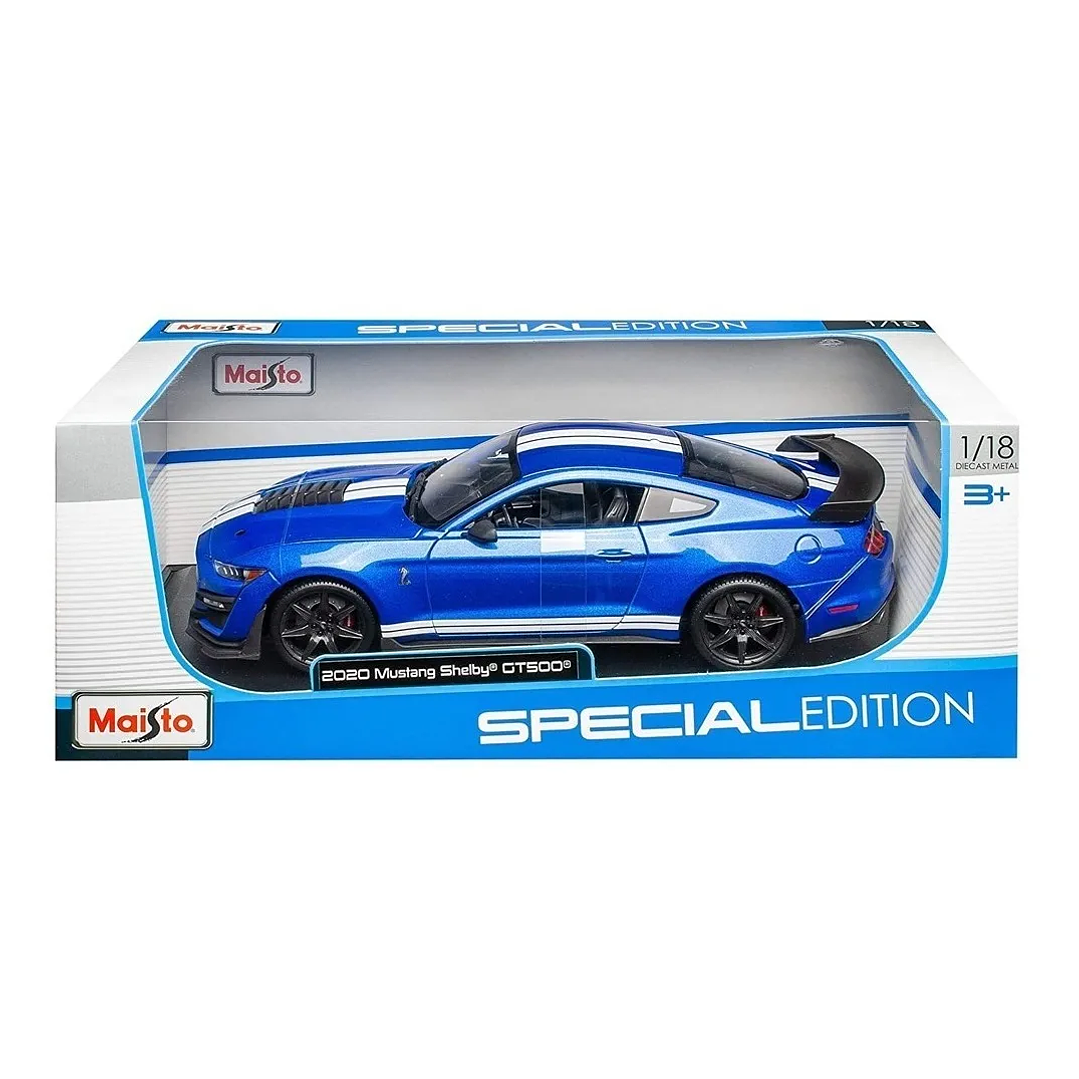 Carro Colección  2020 Mustang Shelby Gt500 Azul1/18 9