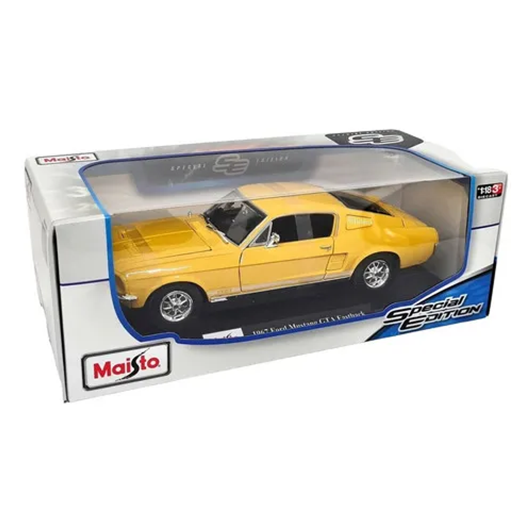 Carro Colección  1967 Ford Mustang Gta Fastback1/18 1