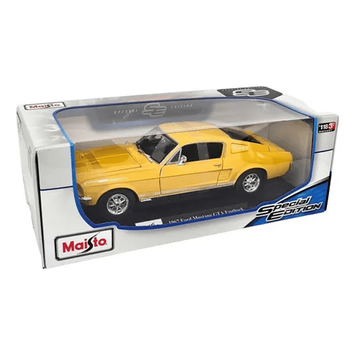 Carro Colección  1967 Ford Mustang Gta Fastback1/18 1