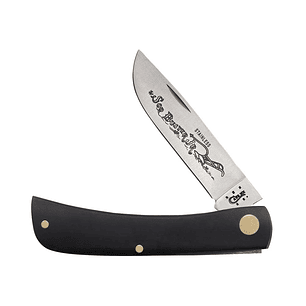  Navaja Case Negra Smooth Sod Buster