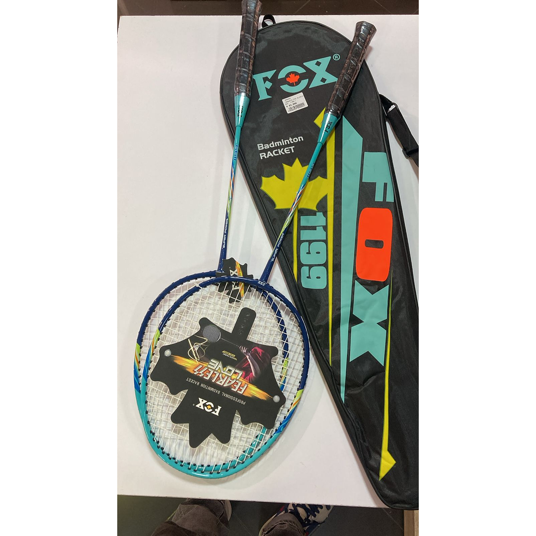  Raqueta Fox Aluminio X2 C/Estuche 1